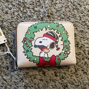 Loungefly Snoopy and Woodstock holidays wallet